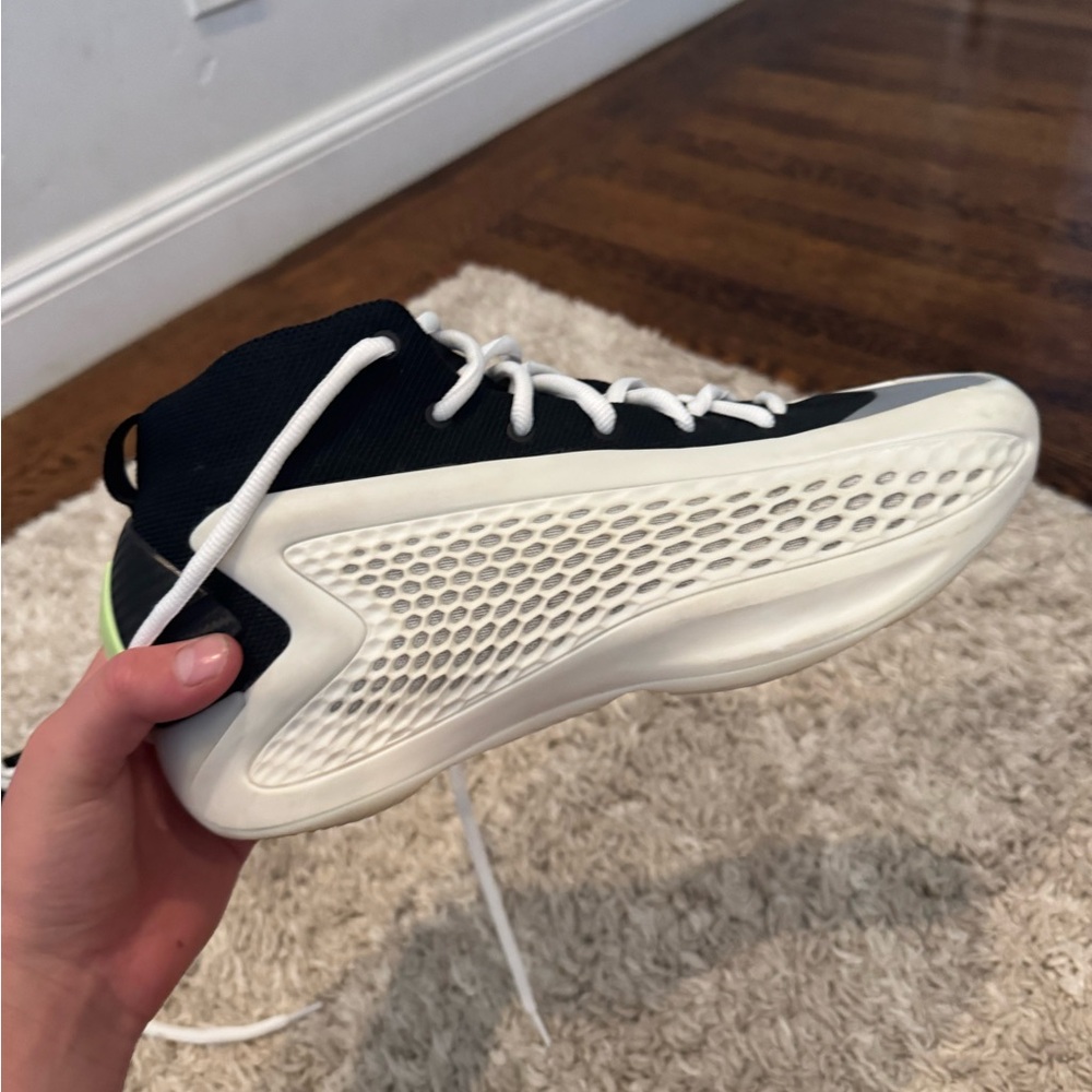 Black and White High-Top Sneakers